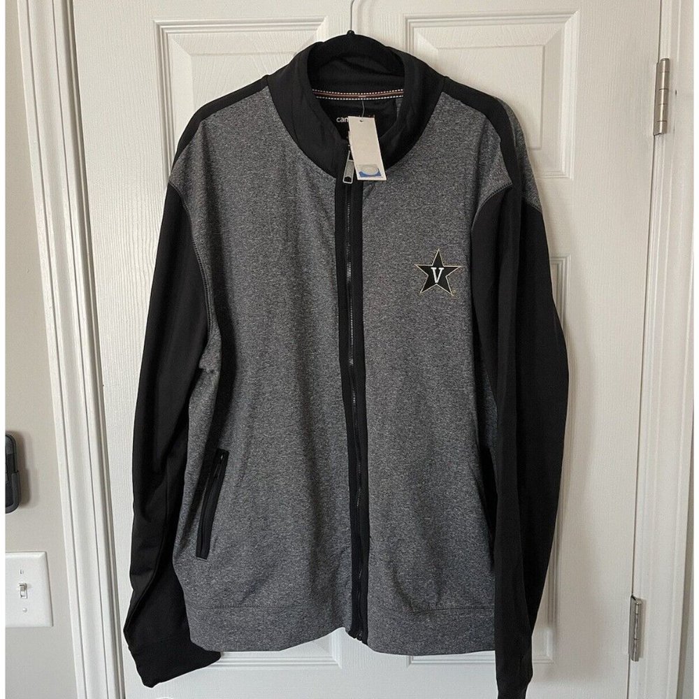 NWT Camp David NCAA Vanderbilt Zip Up Jacket - XL